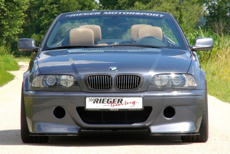 Frontbumper CS look BMW E46 coupe/cabrio Rieger