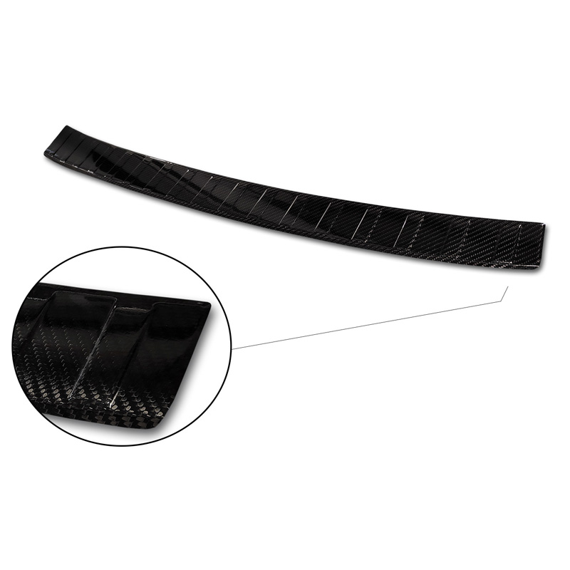 Real 3D Carbon Rear bumper protector  Volkswagen Arteon 2017-2020 & FL 2020- 'Ribs'