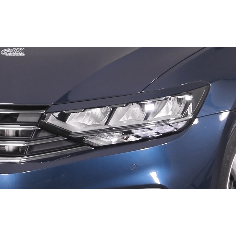 Koplampspoilers  Volkswagen Passat 3G B8 2014-2019 & 2019- (ABS)