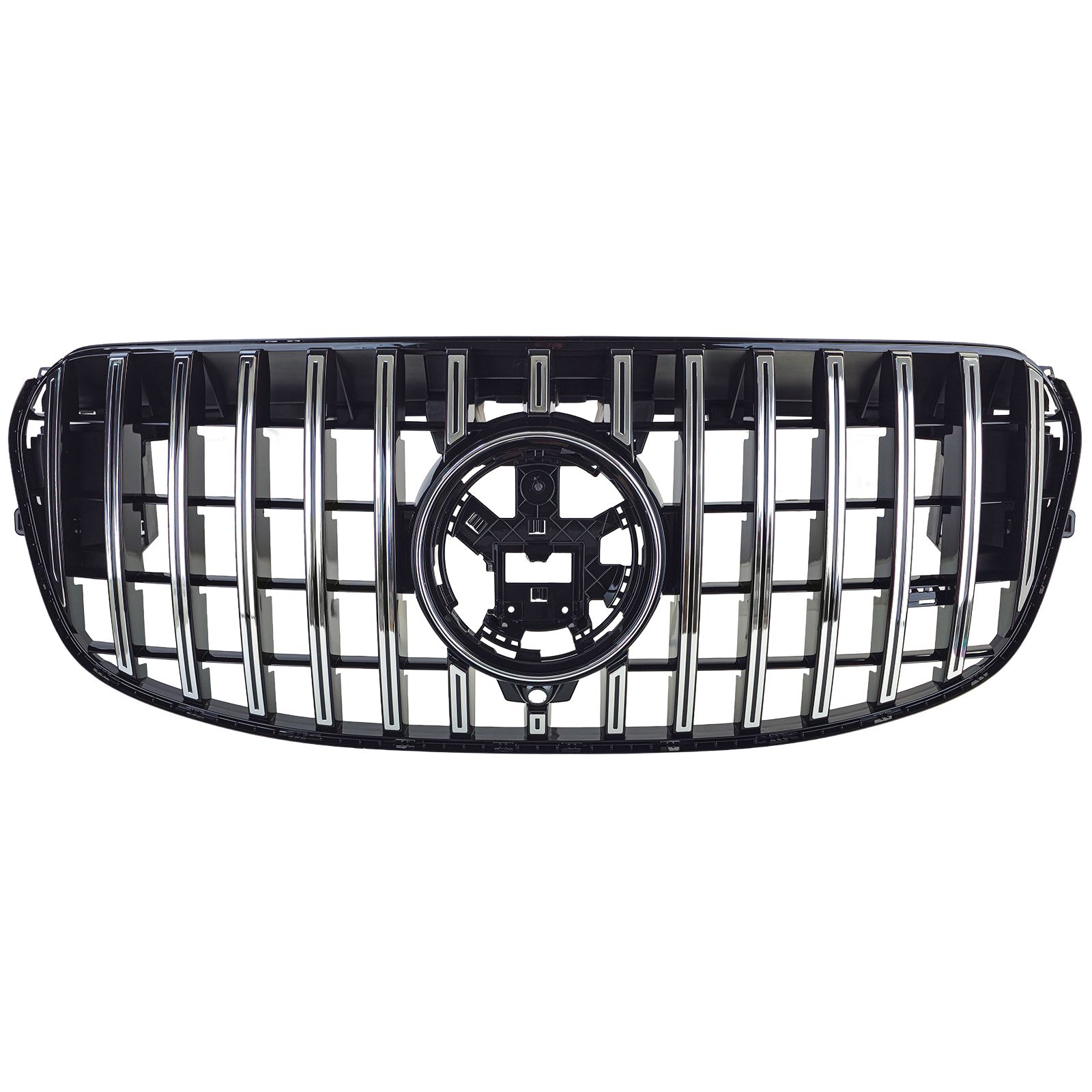 Grill Mercedes GLS X167 FL 23-.. Glans Zwart / Chroom