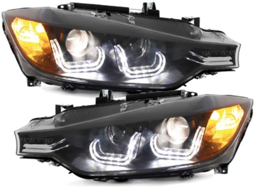 Headlights BMW 3-Serie F30/F31 black