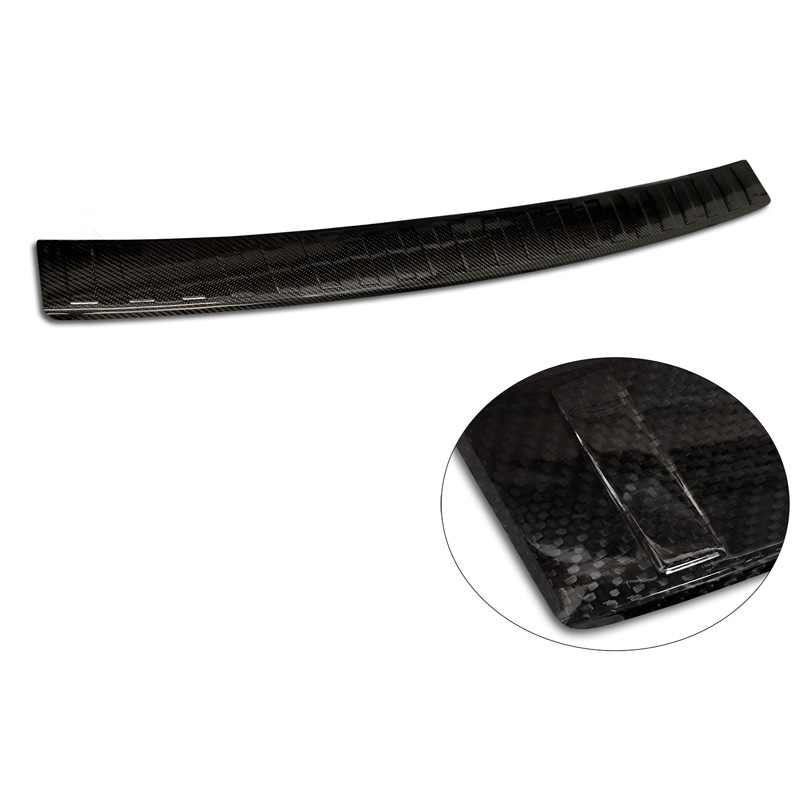 Real 3D Carbon Rear bumper protector  Volkswagen Caravelle T6 2015-2019 & Caravelle T6.1 2019- (with rear hatch) 'Ribs'