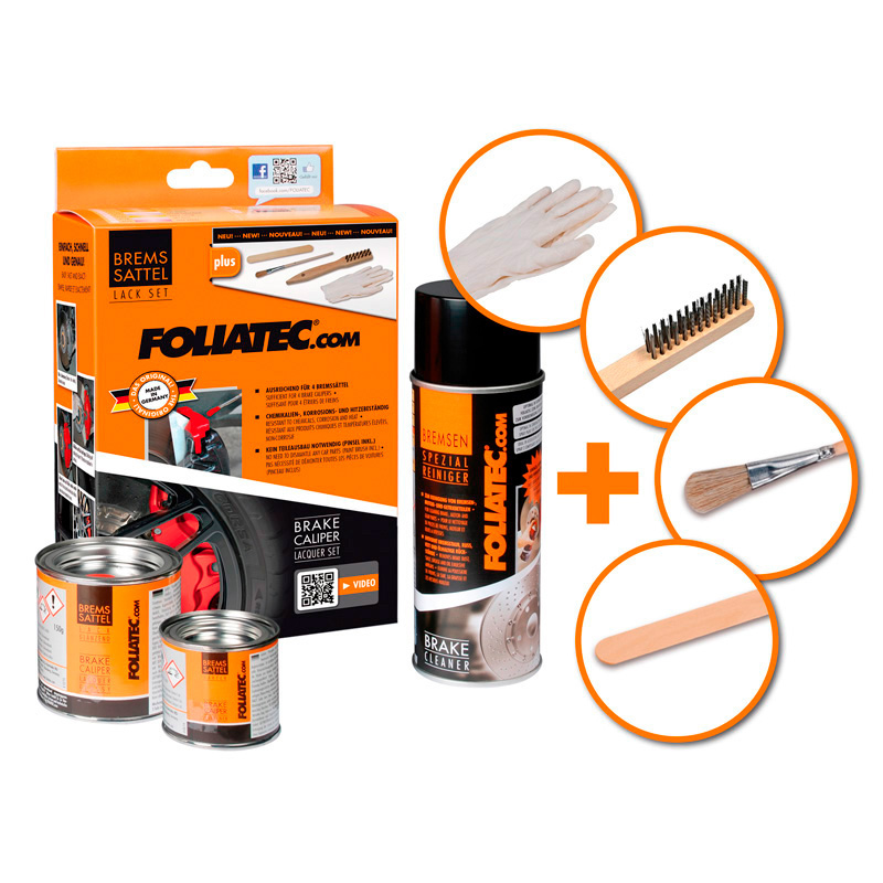 Foliatec Brake Caliper Lacquer Set - hot pink metallic - 3 Components