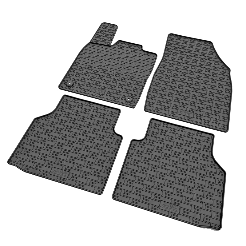 CIKCAR Rubber car mats set  Ford Explorer EV (CX740) 2024- & Capri EV (CX740L) 2024- (4-pieces + fixing system)