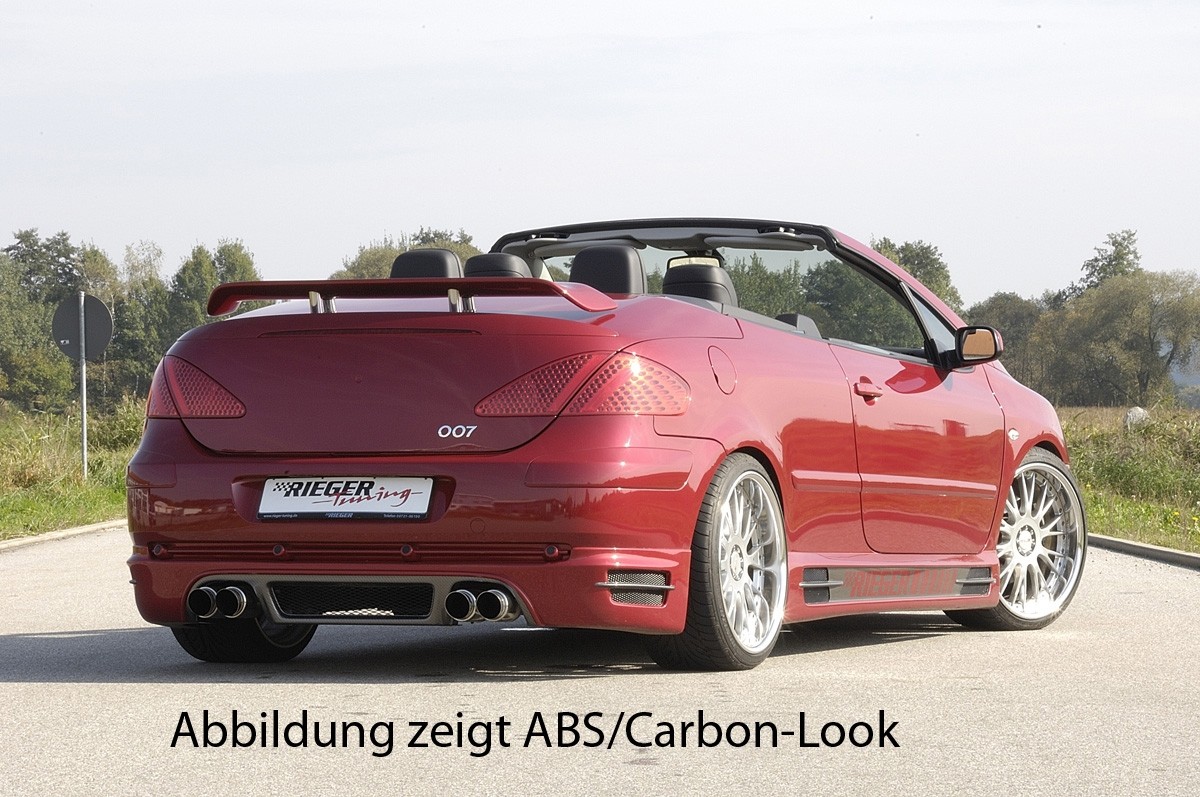 Achteraanzet diffuser-look Peugeot 307 CC Rieger