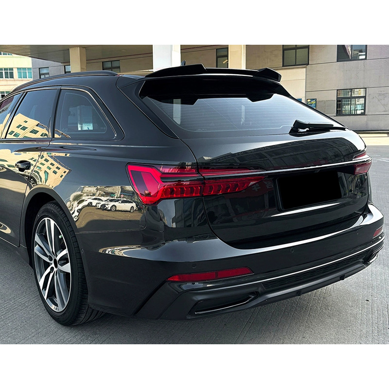 Dakspoiler (Spoiler Cap)  Audi A6 (C8) Avant S-Line/S6 2018-2024 (ABS Glanzend zwart)