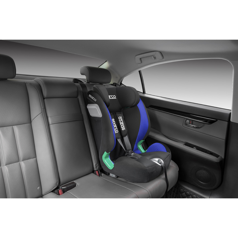 Sparco child seat SK5000I (Isofix) Black/Blue i-Size 76-150cm (ECE-R129/03)