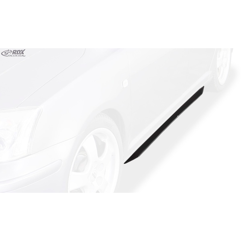 Side skirts 'Slim'  Toyota Avensis T25 2003-2009 (ABS glossy black)
