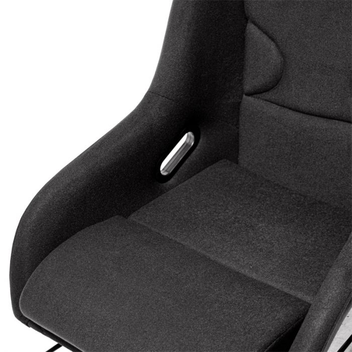 Sportstoel 'RR' - Zwart - Vaste polyester rugleuning - incl. sledes