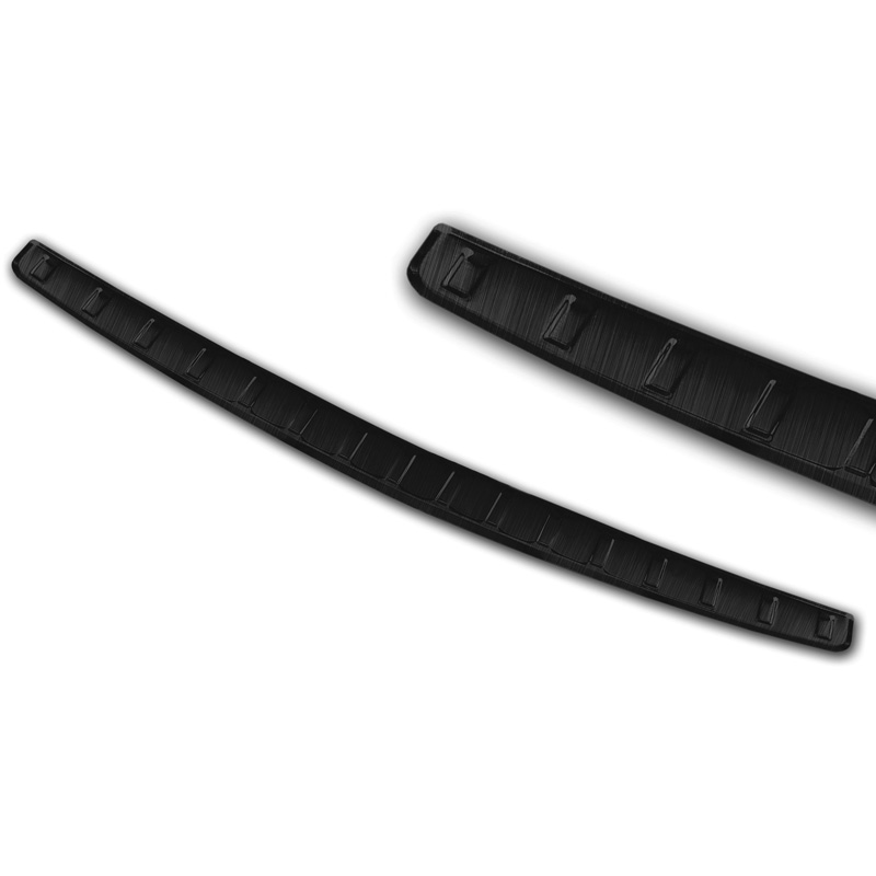 Zwart RVS Achterbumperprotector  Skoda Octavia IV Liftback 2020-2024 & FL 2024- 'Ribs'