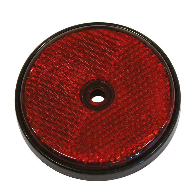Carpoint Reflectoren Rond Ø 70mm Rood 2-stuks