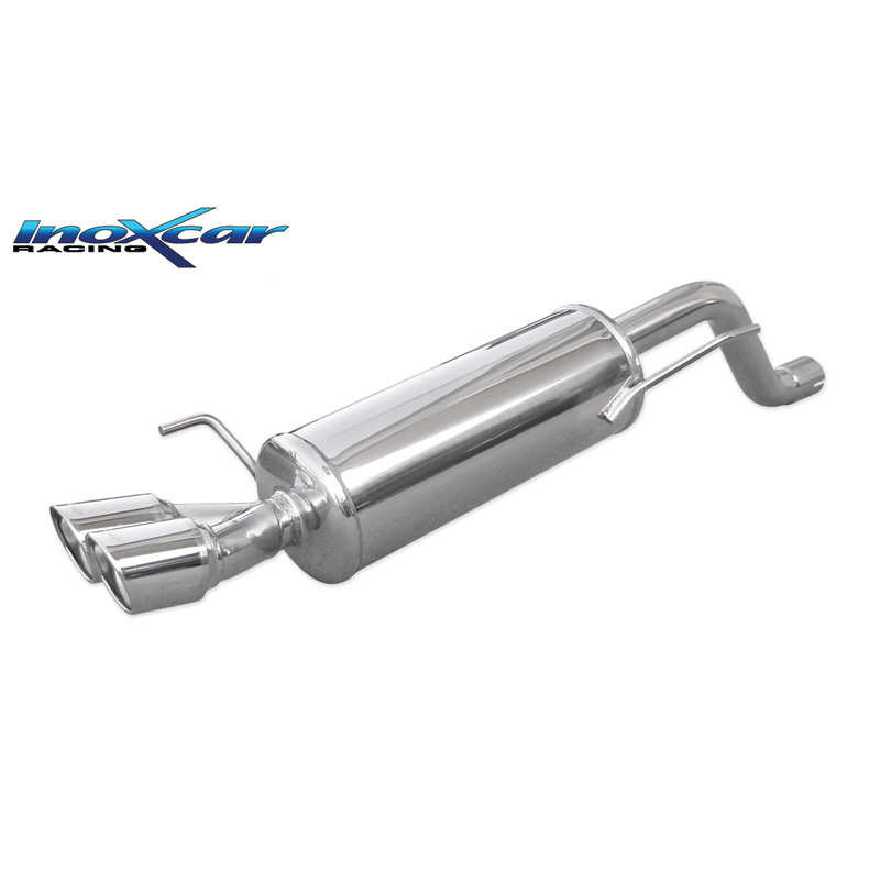 100% Inox Sport Exhaust  Fiat Punto EVO 1.4 Turbo MultiAir 165hp 2010- 2x80mm X-Race