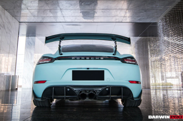 Porsche 718 Cayman/Boxster BKSS Style Carbon Fiber Spoiler 2017-2020