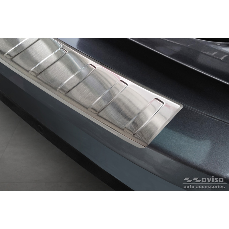 RVS Achterbumperprotector  Citroën C4 Picasso 2013- & C4 Spacetourer 2018- 'Ribs'