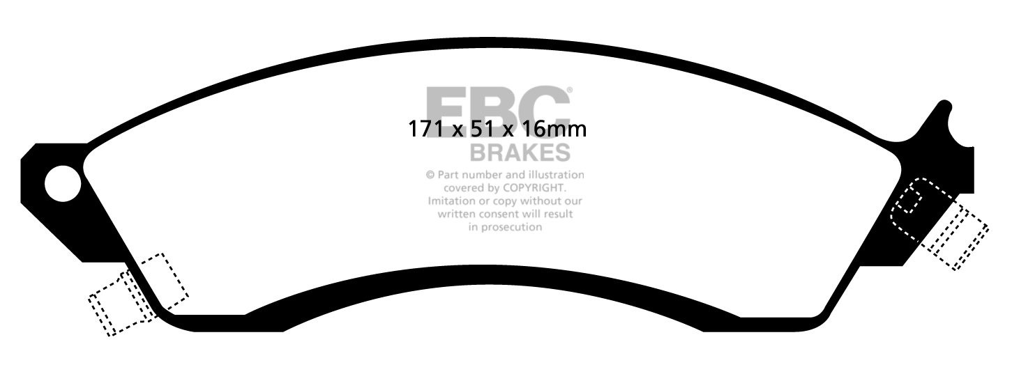 EBC Brakes PONTIAC Firebird 3.1 Performance Package 90-92 Remblo