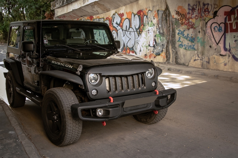Metal Voorbumper JEEP Wrangler / Rubicon JK (2007-2017) 10th Anniversary Hard Rock Style