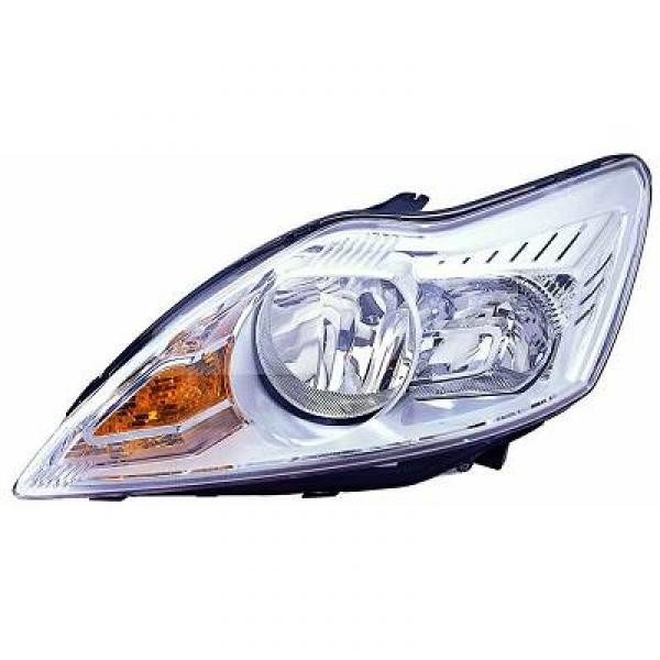 Koplamp links FOCUS 08-11 Chroom H1+H7