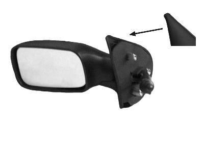spiegel, vlak glas, 5 drs, links Fiat Punto, 1993-1999