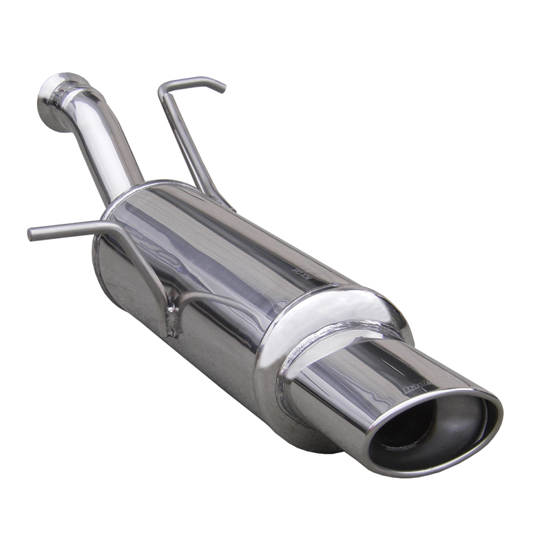 100% Inox Sport Exhaust  Peugeot 307 2.0 16v (138HP) 2001- 120x80mm