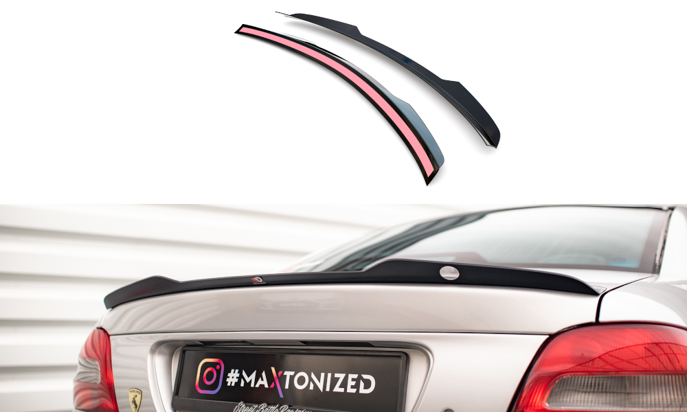 Spoiler Volvo C70 MK1 Maxton Glans Zwart