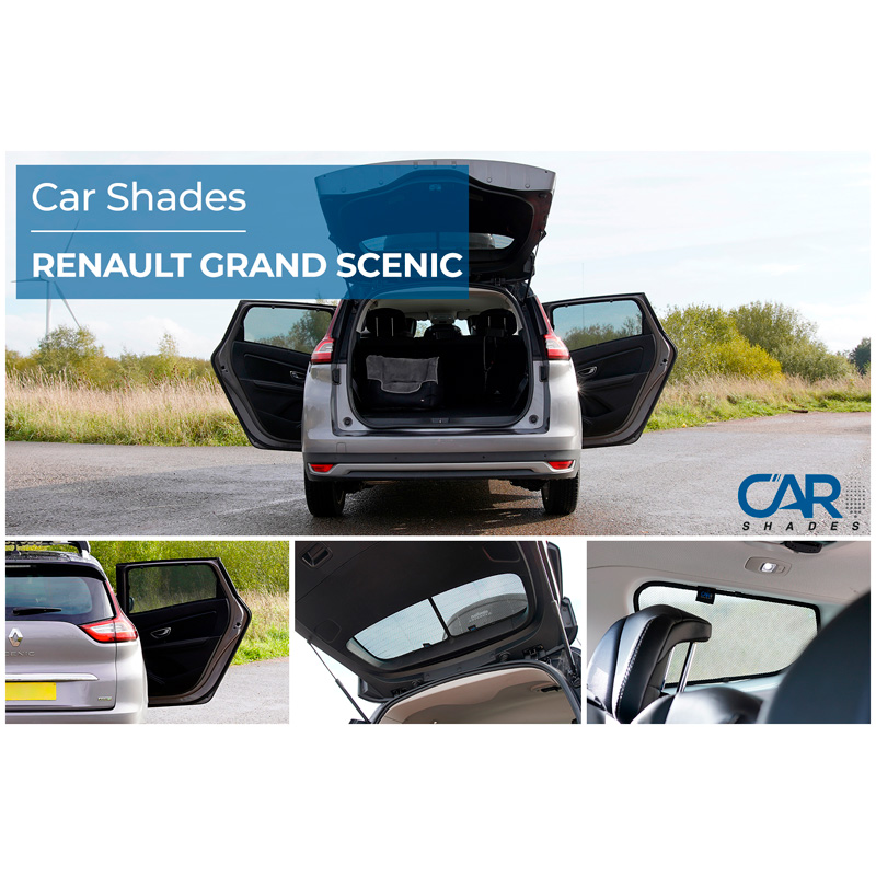 Set Car Shades  Renault Grand Scenic 2016-2023 (6-pieces)