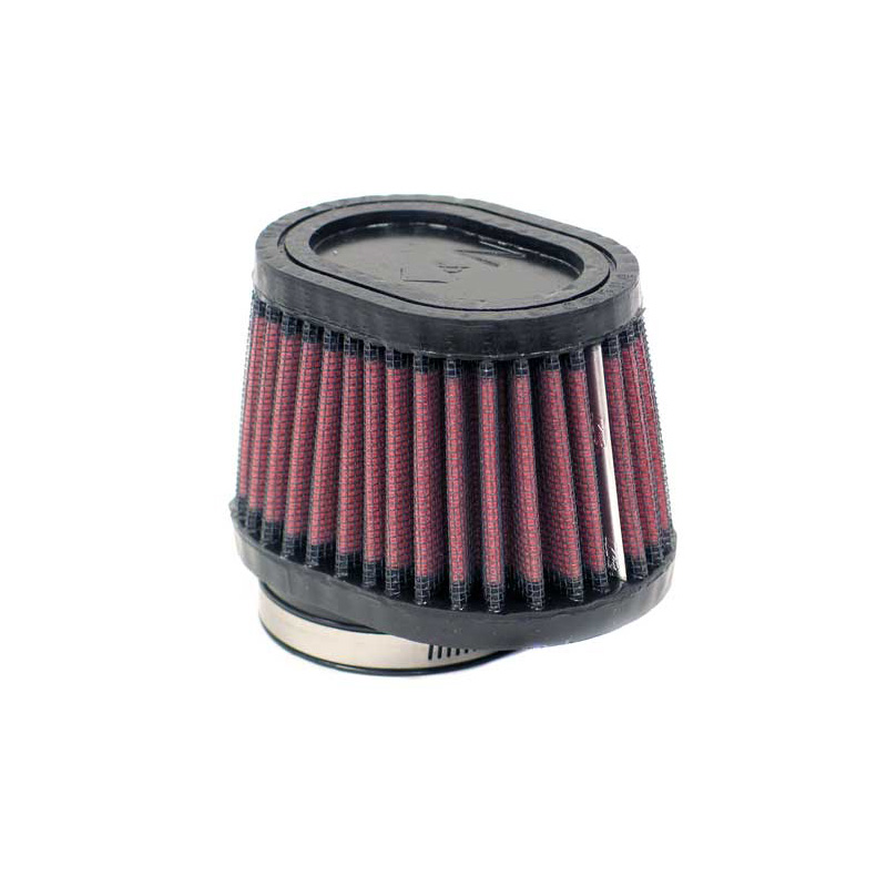K&N Universal Oval/Conical Air Filter 54mm right offset flange, 102mm x 76mm base, 70mm height (RU-3000)