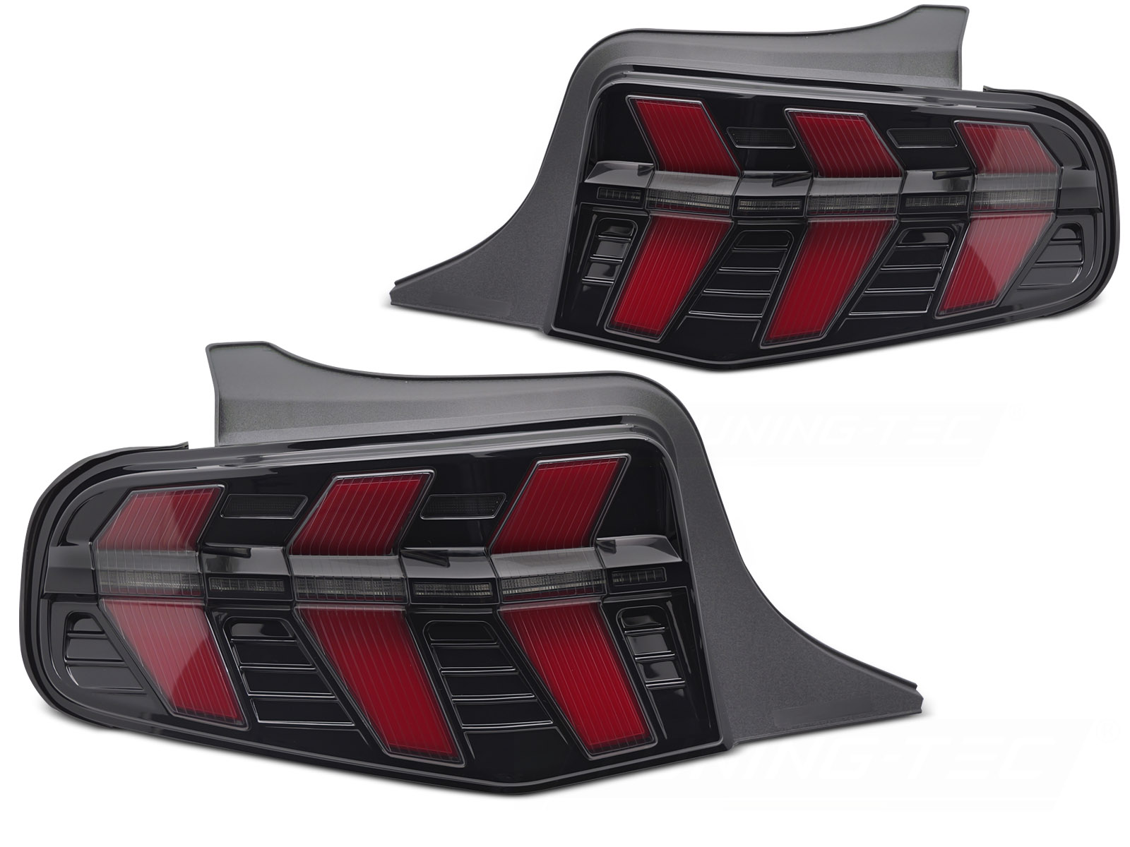 Achterlichten Ford Mustang 10-13 Dynamic Rood/Zwart