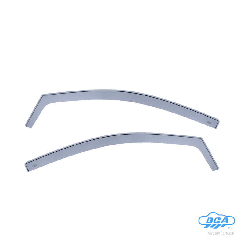 DGA Wind Deflectors  Renault Twingo II (CN0) 2007-2014 (2-pieces)