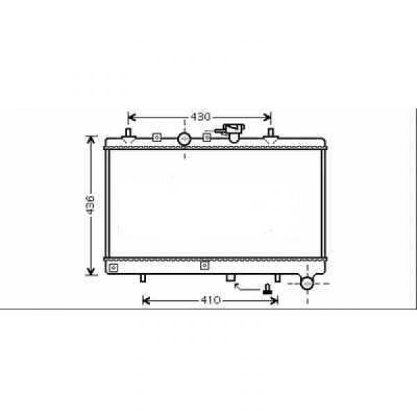 Radiator RIO 02-05 +/-AC