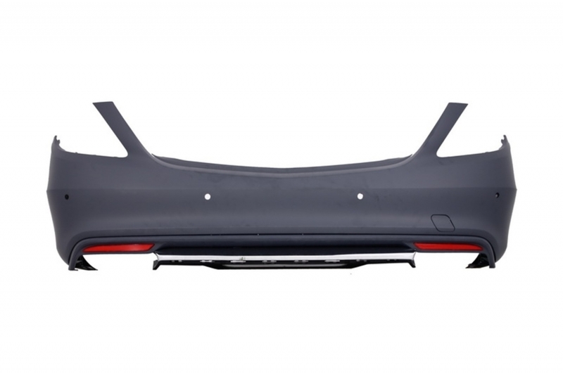 Bodykit Bumper set W222 S63 AMG look lang Zwart