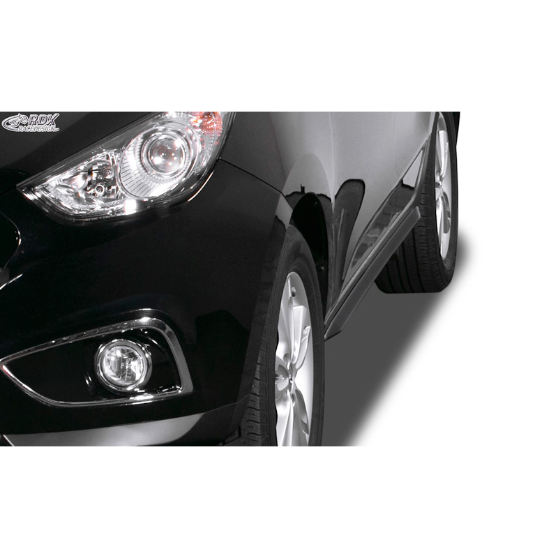 Side skirts 'Slim'  Hyundai ix35 2009-2016 (ABS glossy black)
