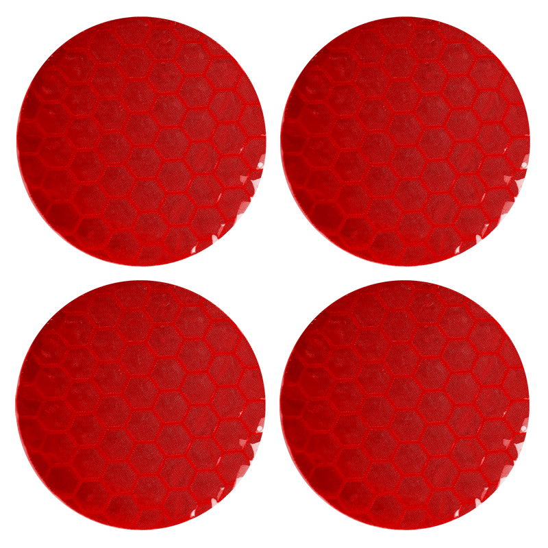 Simoni Racing Stickerset 'Reflective' - Rood - Set à 4 stuks