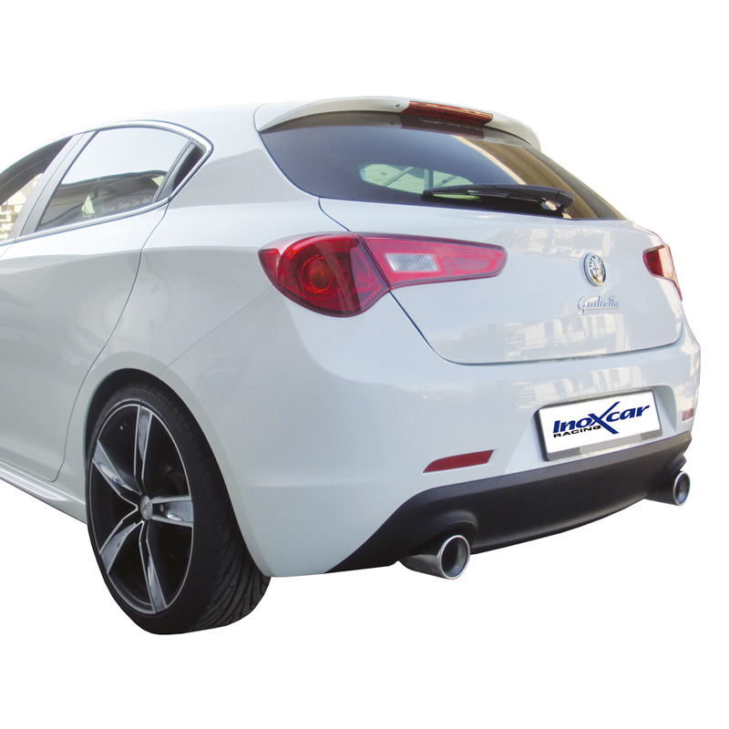 100% Inox Double Sport Exhaust  Alfa Romeo Giulietta 1750TBi Veloce (240HP) 2016- Left/Right 100mm