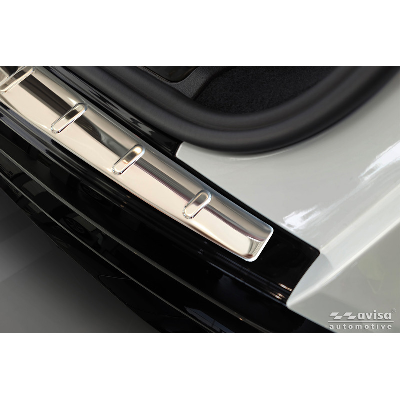 Avisa Chrome Stainless Steel Rear bumper protector  Audi Q5 (GUB) 2025- 'Ribs'