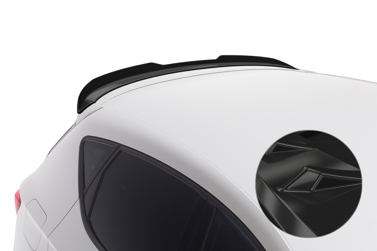Spoiler Seat Leon III (Typ 5F) Cupra CSR glans Zwart