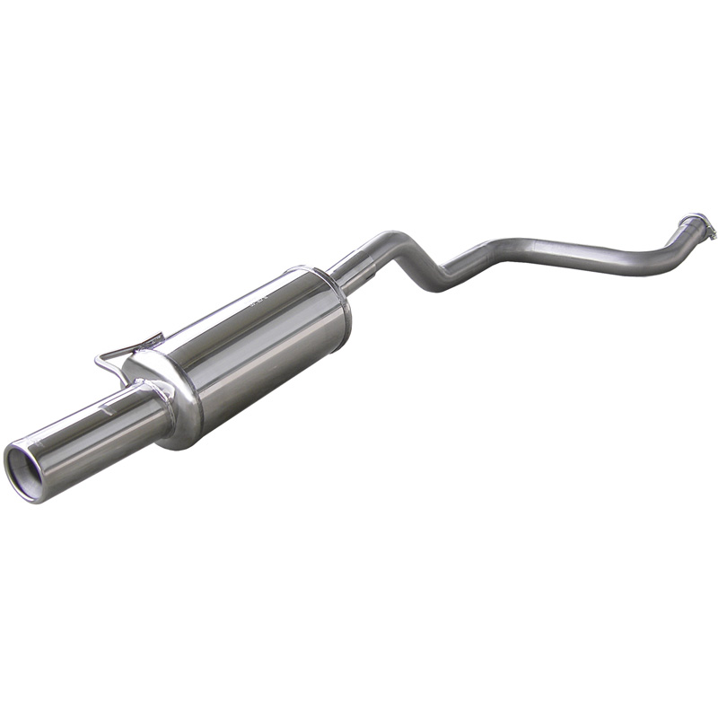 100% Inox Mid pipe + Sport Exhaust  Fiat Uno Turbo 80mm