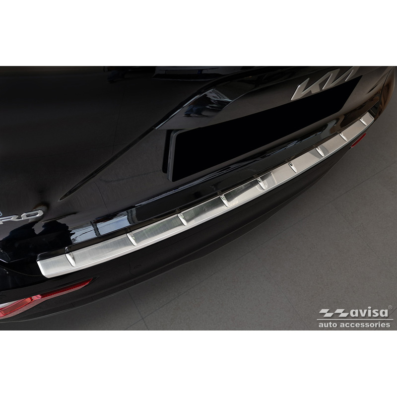 Stainless Steel Rear bumper protector  Kia Niro II Hybrid & Niro II EV (SG2) 2022- 'Ribs'