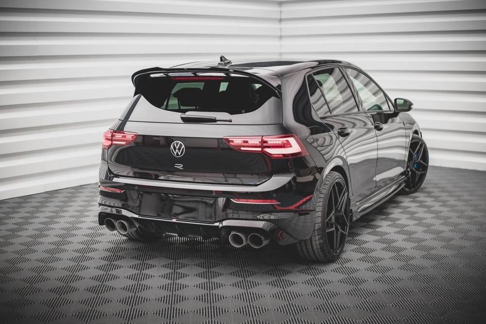 Diffuser V.1 Volkswagen Golf 8 R Maxton Glans Zwart