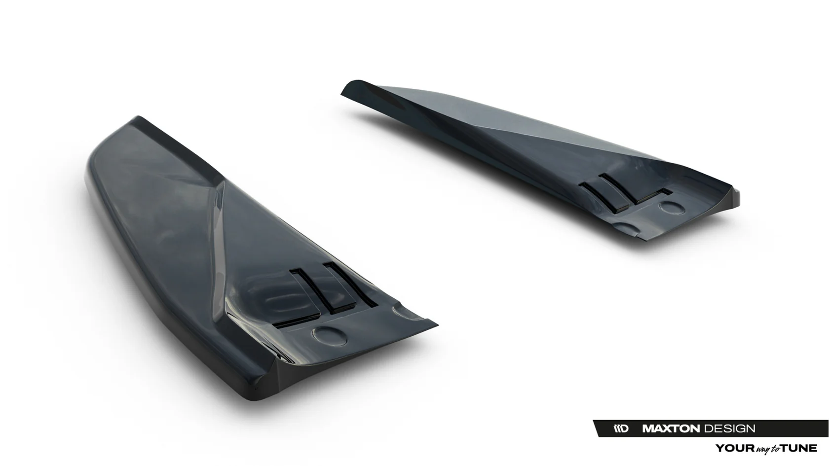 Zij Diffuser V.1 Tesla Model S Mk1 Maxton Glans Zwart