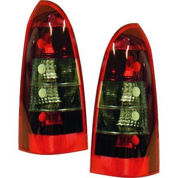 Achterlicht links ASTRA G 97-04 ROOKGLAS/ROOD/WIT