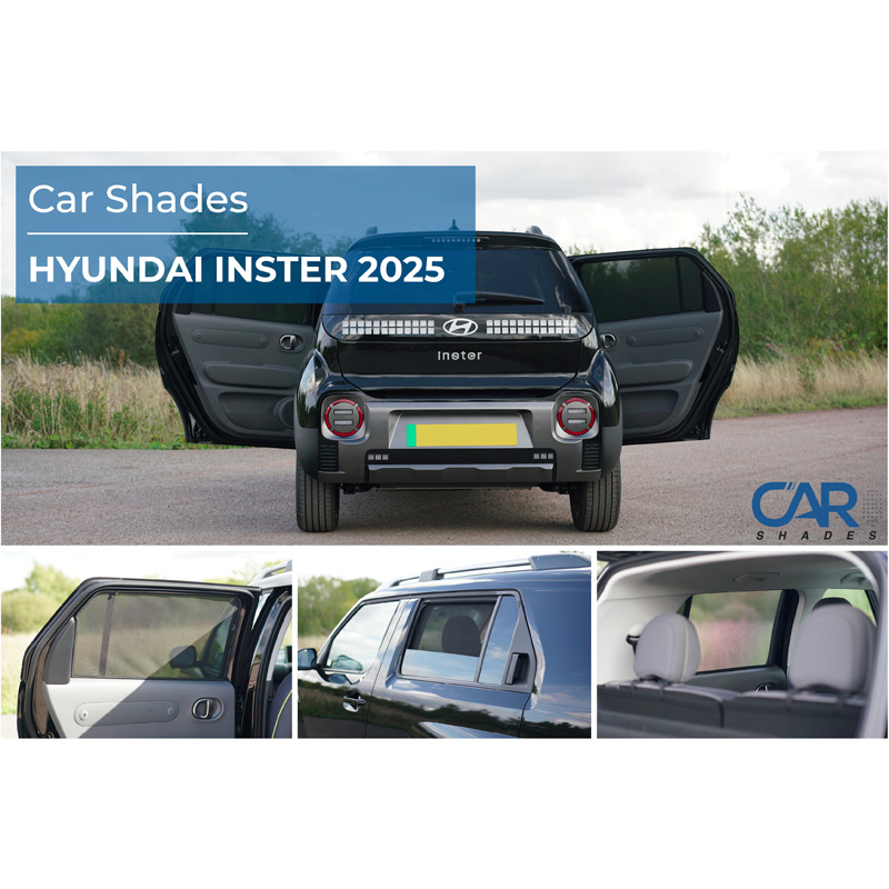 Set Car Shades (rear side doors)  Hyundai Inster (EV) 2024- (2-pieces)