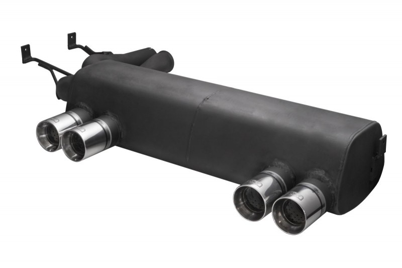 Einddemper BMW 3-serie M3 e46 2001-2005 RVS eindstuk 2x80mm