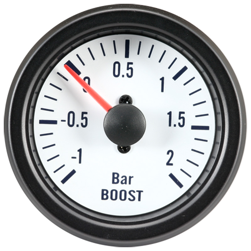 Performance Instrument Wit Turbodruk +2,0>1 bar 52mm