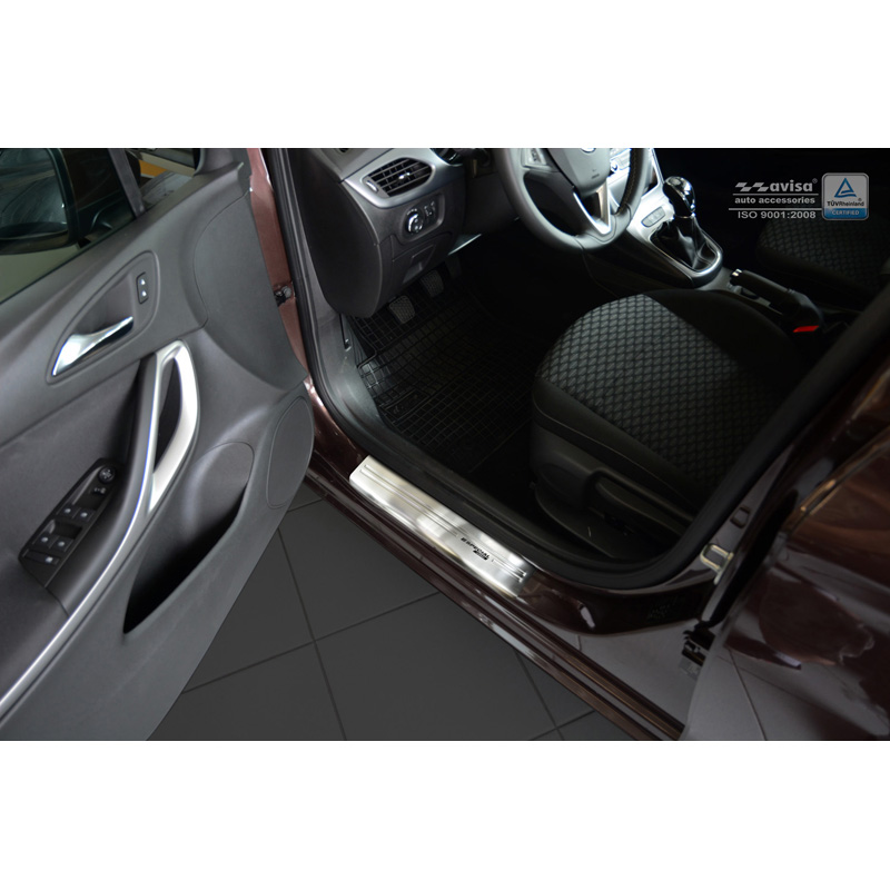 Inox door sill protectors  Opel Astra K Sportstourer 2015-2022 - 'Special Edition' - 4-pieces