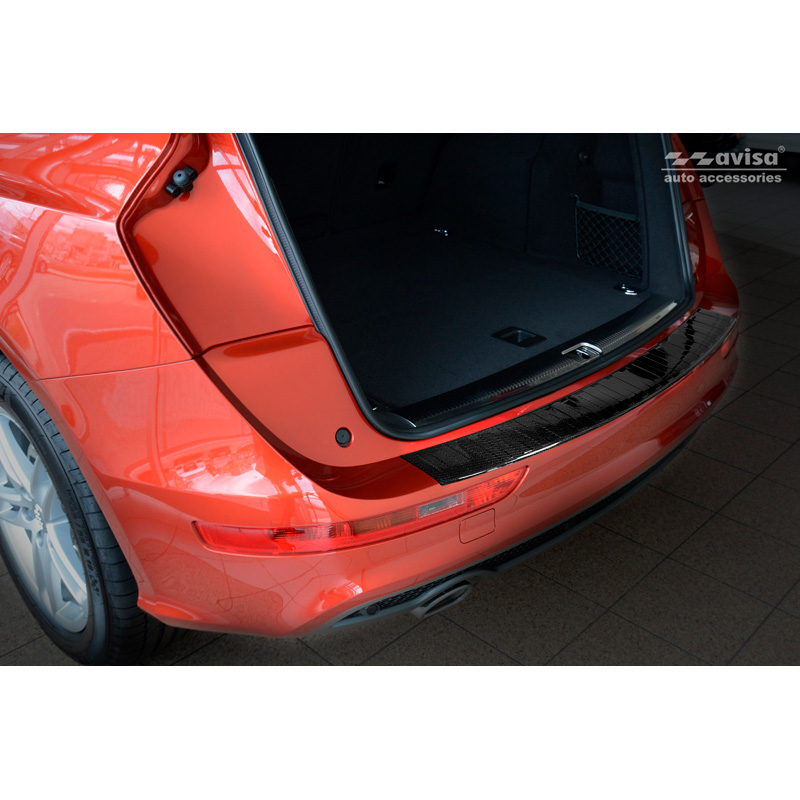 Echt 3D Carbon Achterbumperprotector  Audi Q5 2008-2016