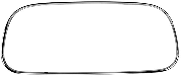 Grill rand CITROEN C1. 09->> Chroom