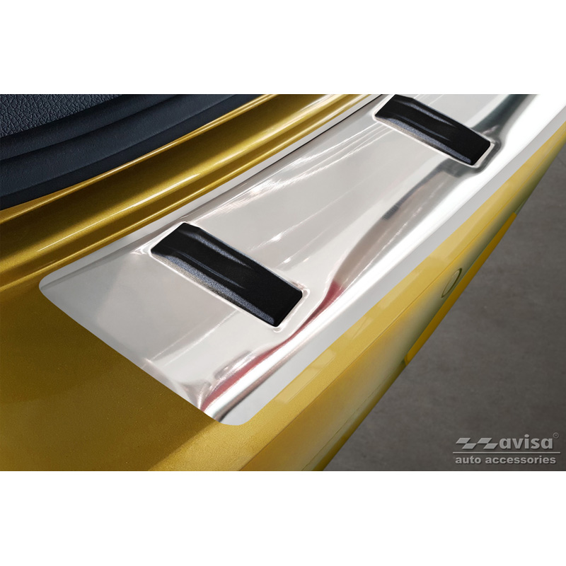 Stainless Steel Rear bumper protector  Volkswagen Golf VII HB 3/5-doors 2012-2017 & Facelift 2017-2019 'STRONG EDITION'