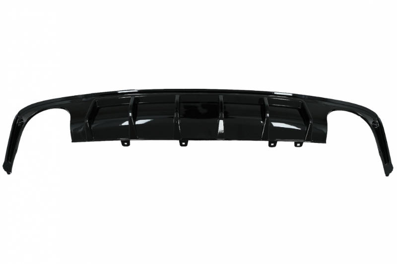Diffusor Audi A6 S-Line C8 Glanzend Zwart incl. sierstukken