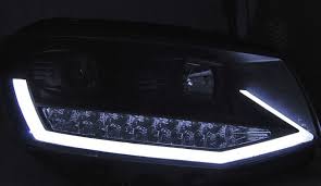 Koplampen VW T6 Multivan/Transporter Dynamic Tube Black