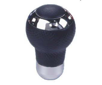 Schakelpook PK black/alu ring long round